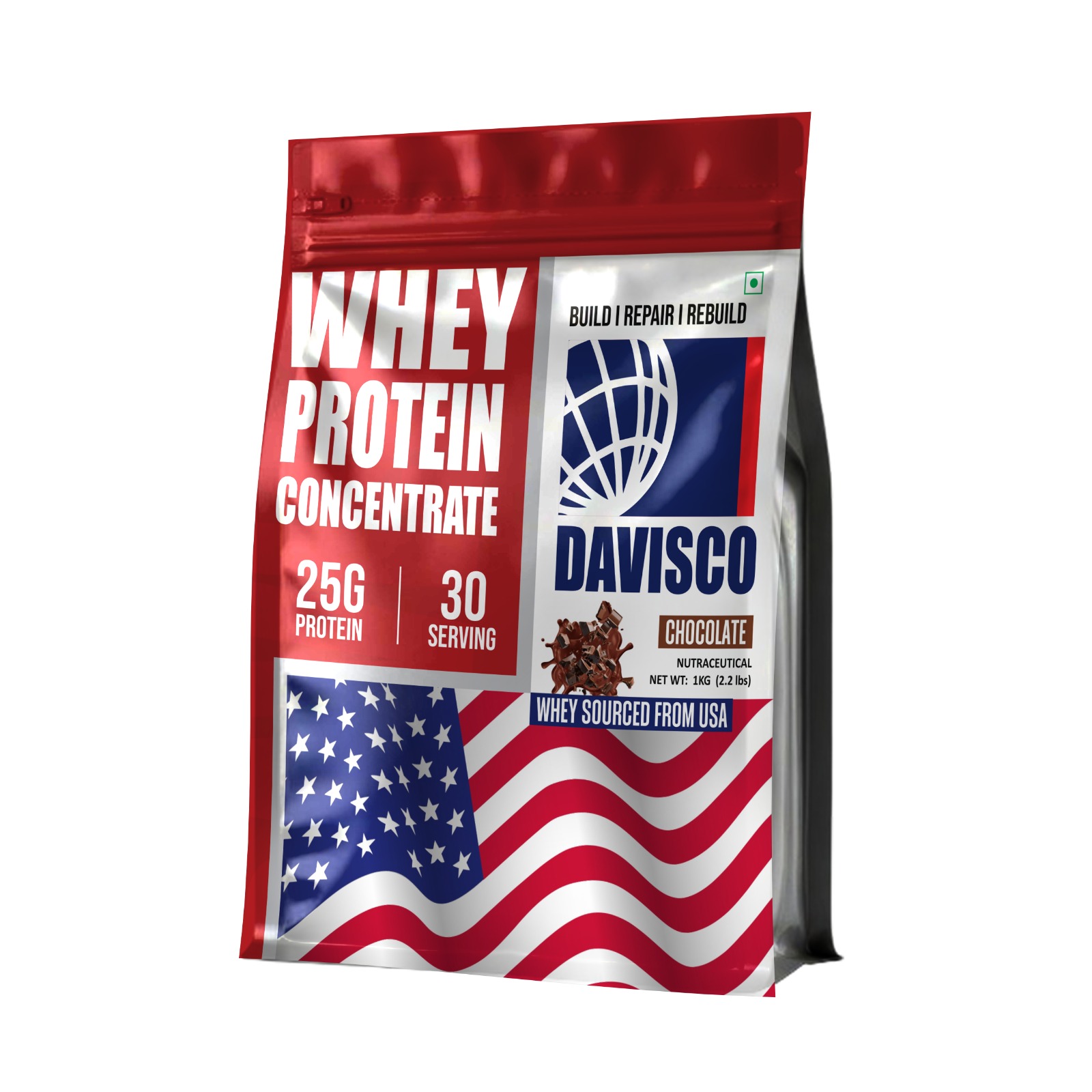 Davisco Whey Concentrate Chocolate 1kg
